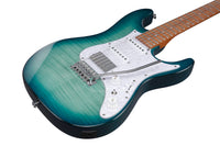 IBANEZ AZ22S1F TXB Guitarra Eléctrica Transparent Turquoise Burst 6