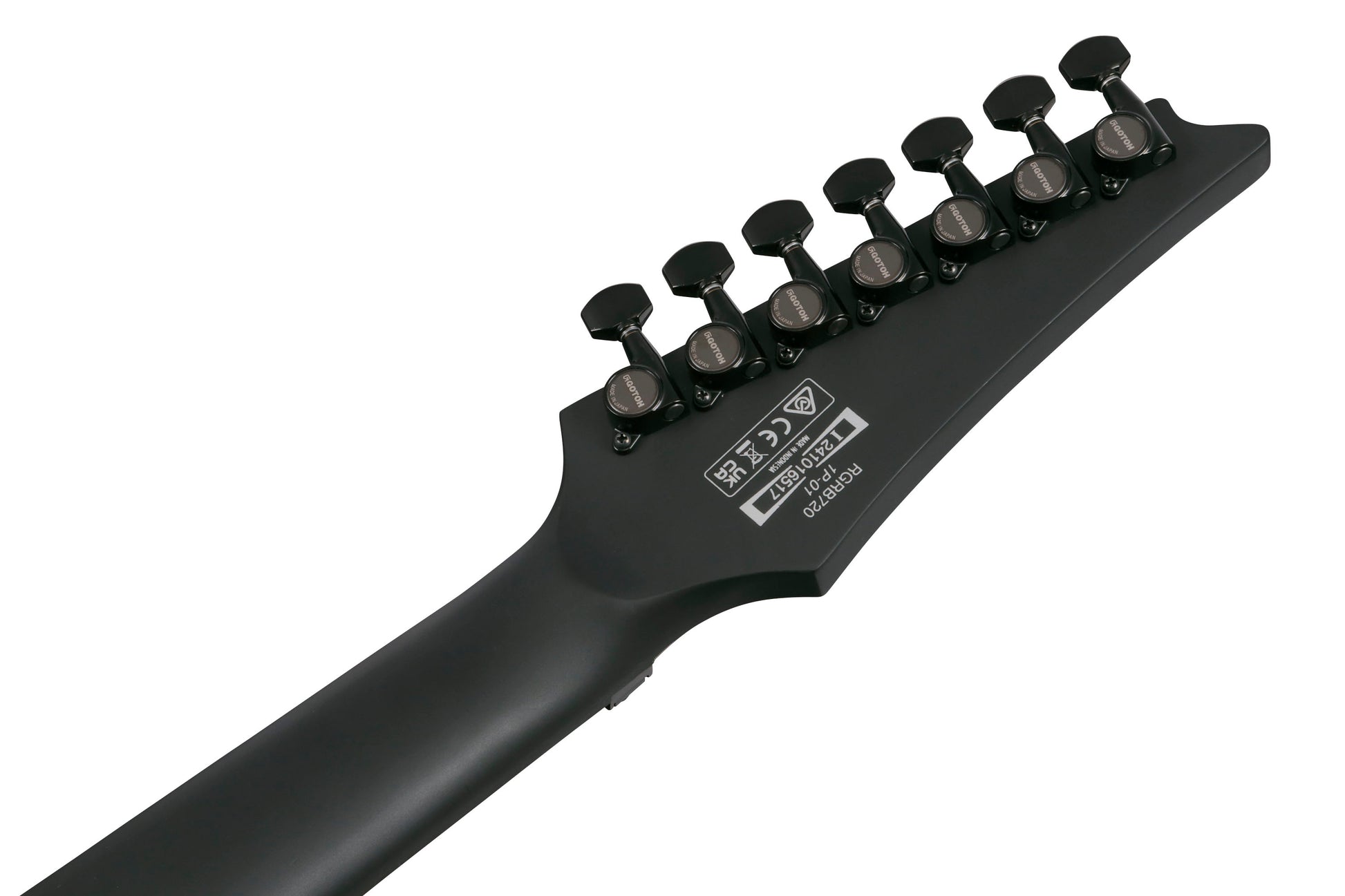 IBANEZ RGRB720 BKF Guitarra Eléctrica 7 Cuerdas Black Flat 9