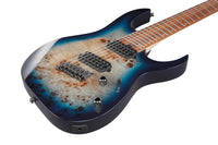 IBANEZ RGMS7PB CBS Guitarra Eléctrica 7 Cuerdas Cosmic Blue Star Burst 6