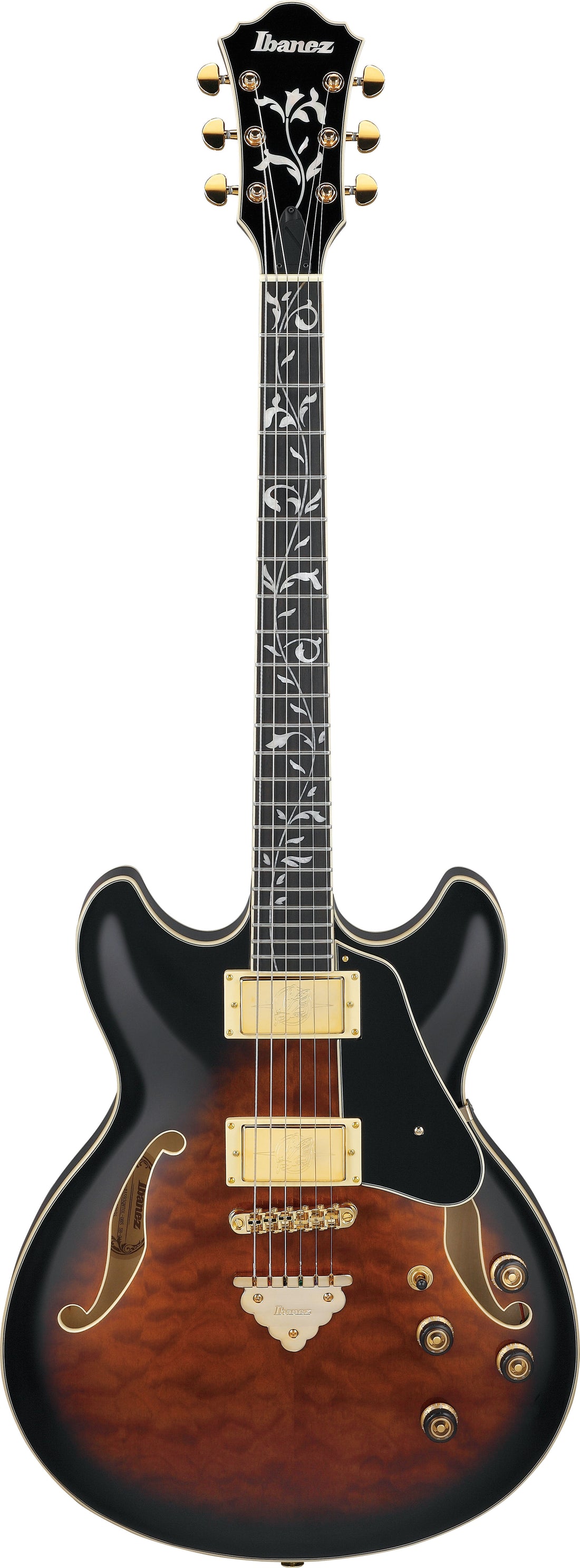 IBANEZ AS93QMSP DBS Guitarra Eléctrica Dark Brown Sunburst 1