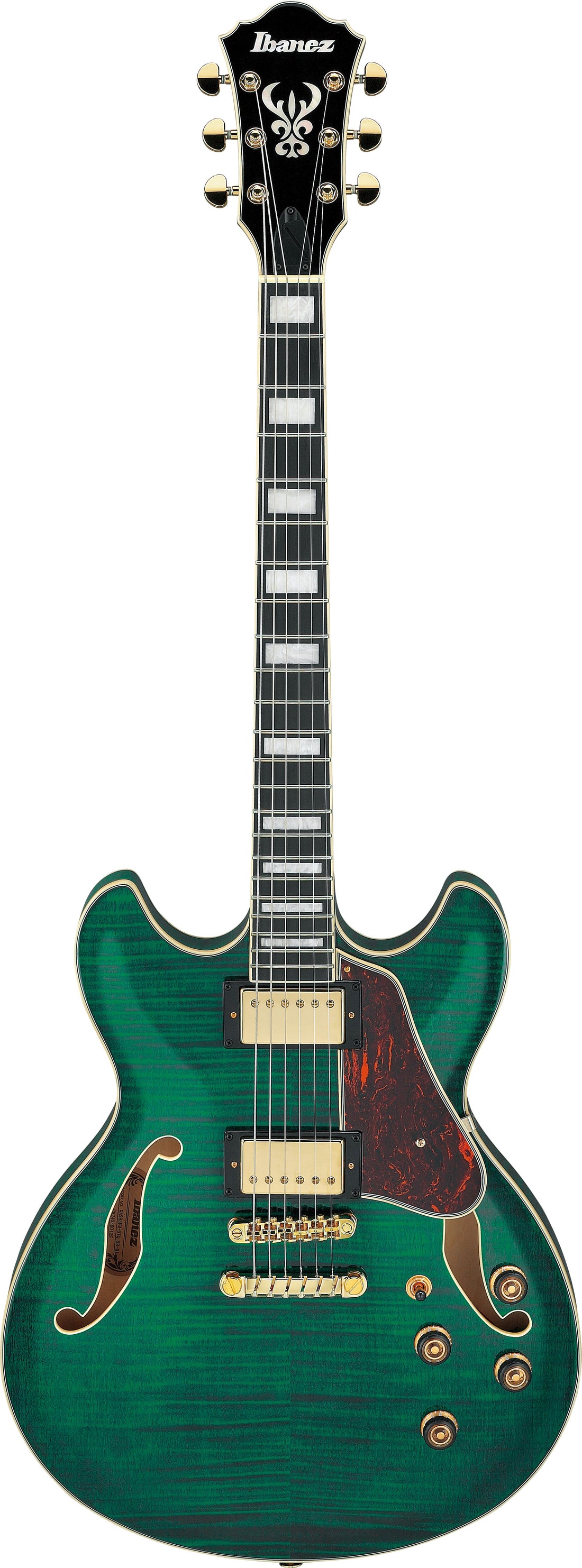 IBANEZ AS93FM TMG Guitarra Eléctrica Transparent Moss Green 1