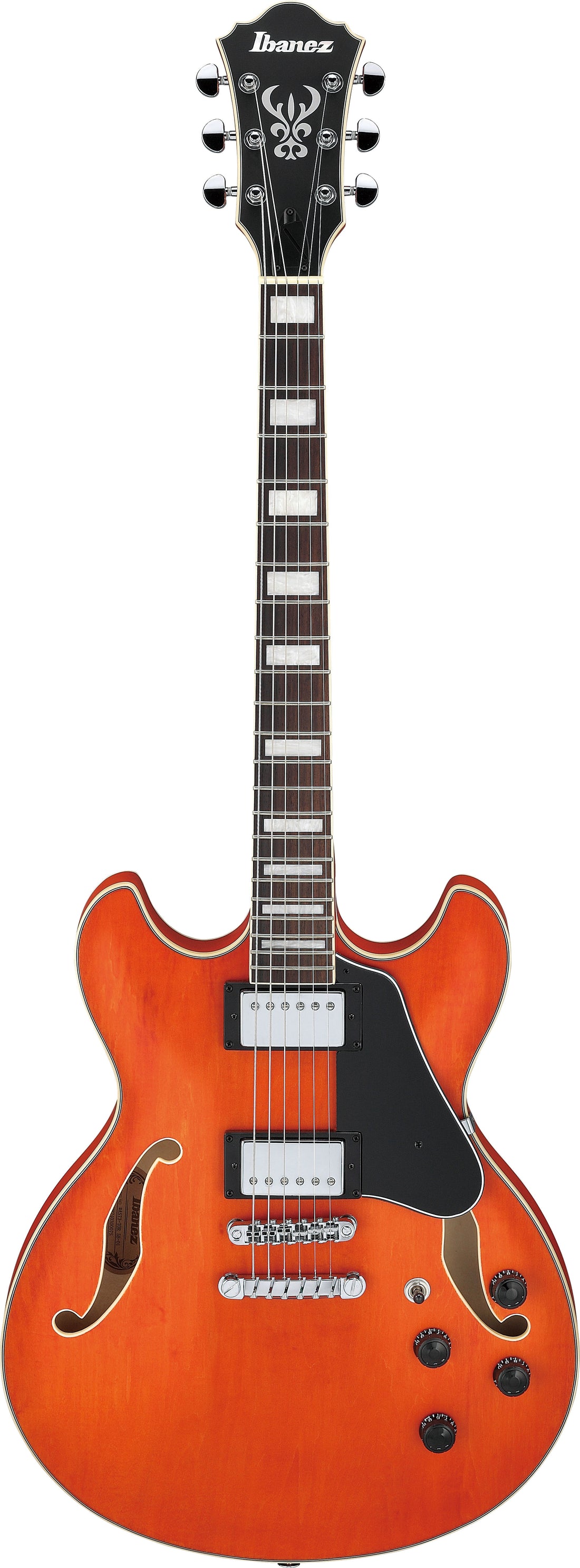 IBANEZ AS73 TTF Guitarra Eléctrica Transparent Tangerine Flat 1