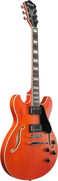 IBANEZ AS73 TTF Guitarra Eléctrica Transparent Tangerine Flat 2