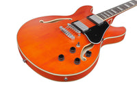 IBANEZ AS73 TTF Guitarra Eléctrica Transparent Tangerine Flat 6