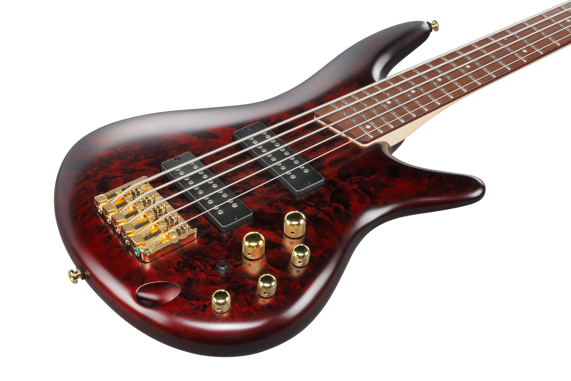 IBANEZ SR305EDX WZM Bajo Eléctrico 5 Cuerdas Wine Red Frozen Matte 6