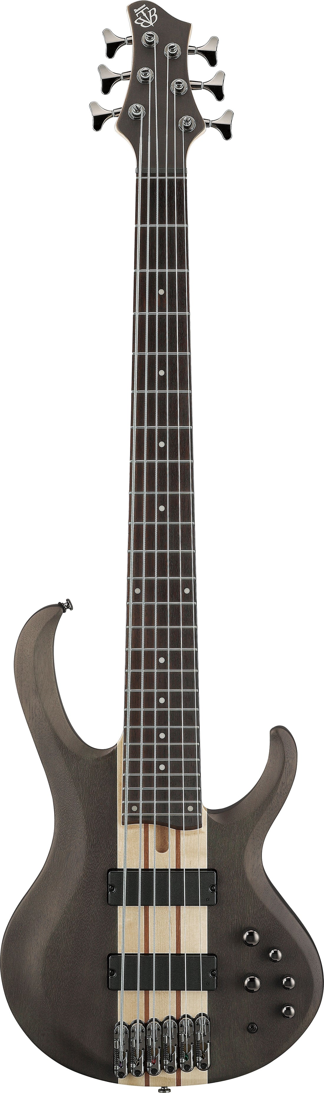 IBANEZ BTB606 TGF Bajo Eléctrico 6 Cuerdas Transparent Gray Flat 1