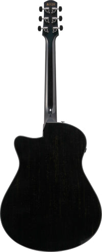 IBANEZ AAM340CE RUB Guitarra Electroacústica Rustic Black High Gloss 3