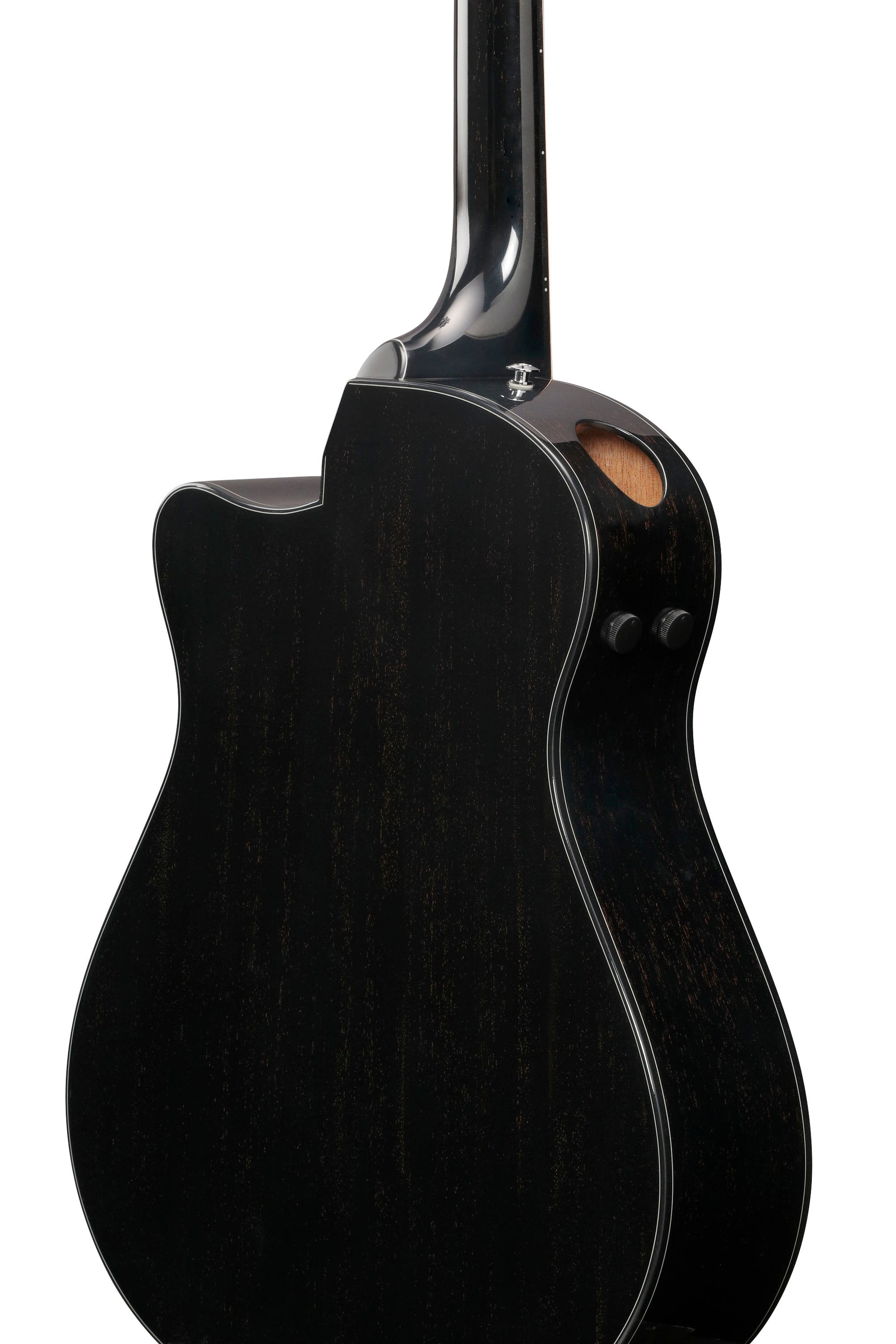 IBANEZ AAM340CE RUB Guitarra Electroacústica Rustic Black High Gloss 7