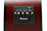 IBANEZ PJ50E OAH Guitarra Electroacústica Open Pore Vintage Amber Sunburst 10