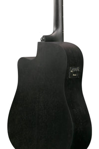 IBANEZ V44CE WK Guitarra Electroacústica Weathered Black Open Pore 7