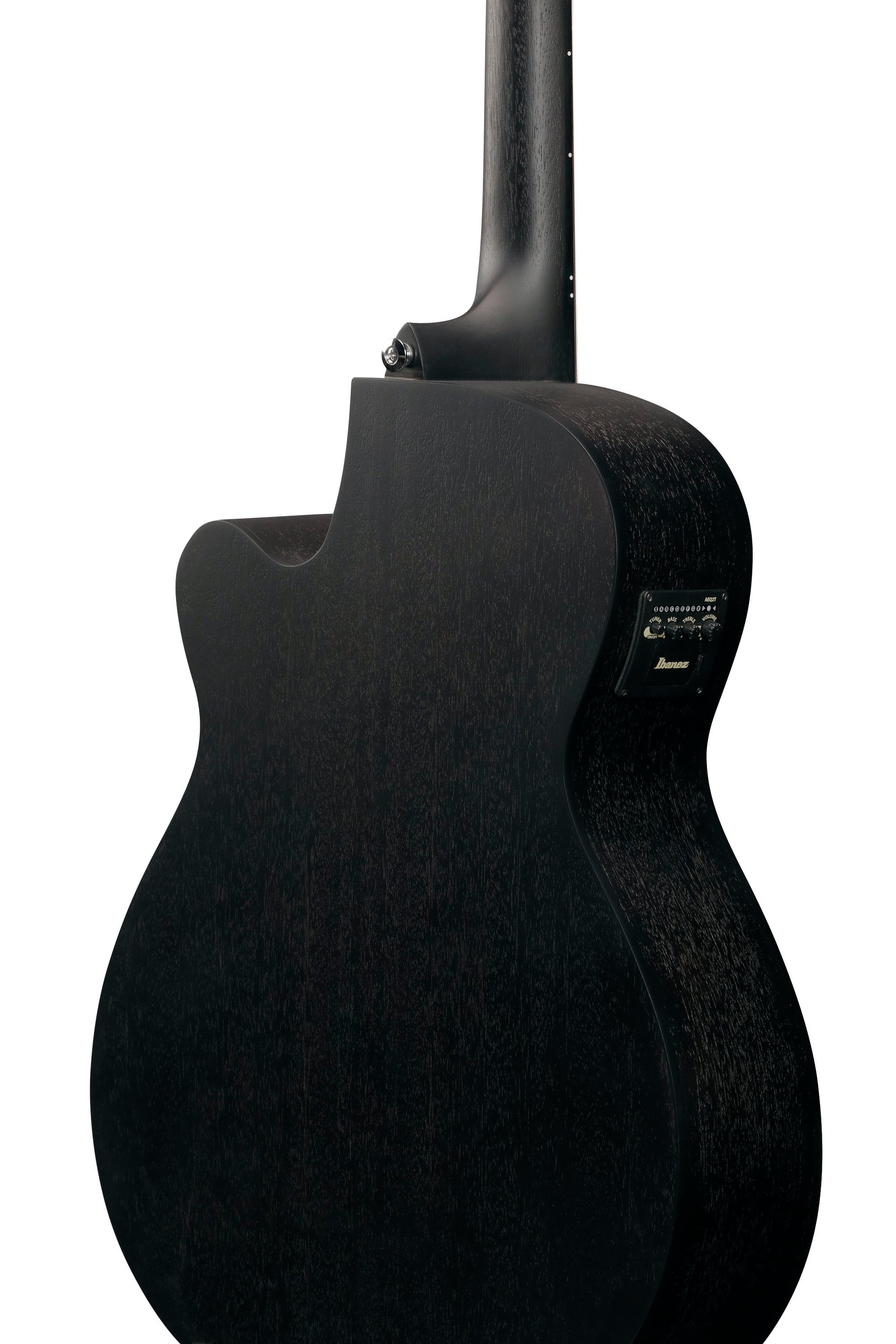 IBANEZ VC44CE WK Guitarra Electroacústica Weathered Black Open Pore 7