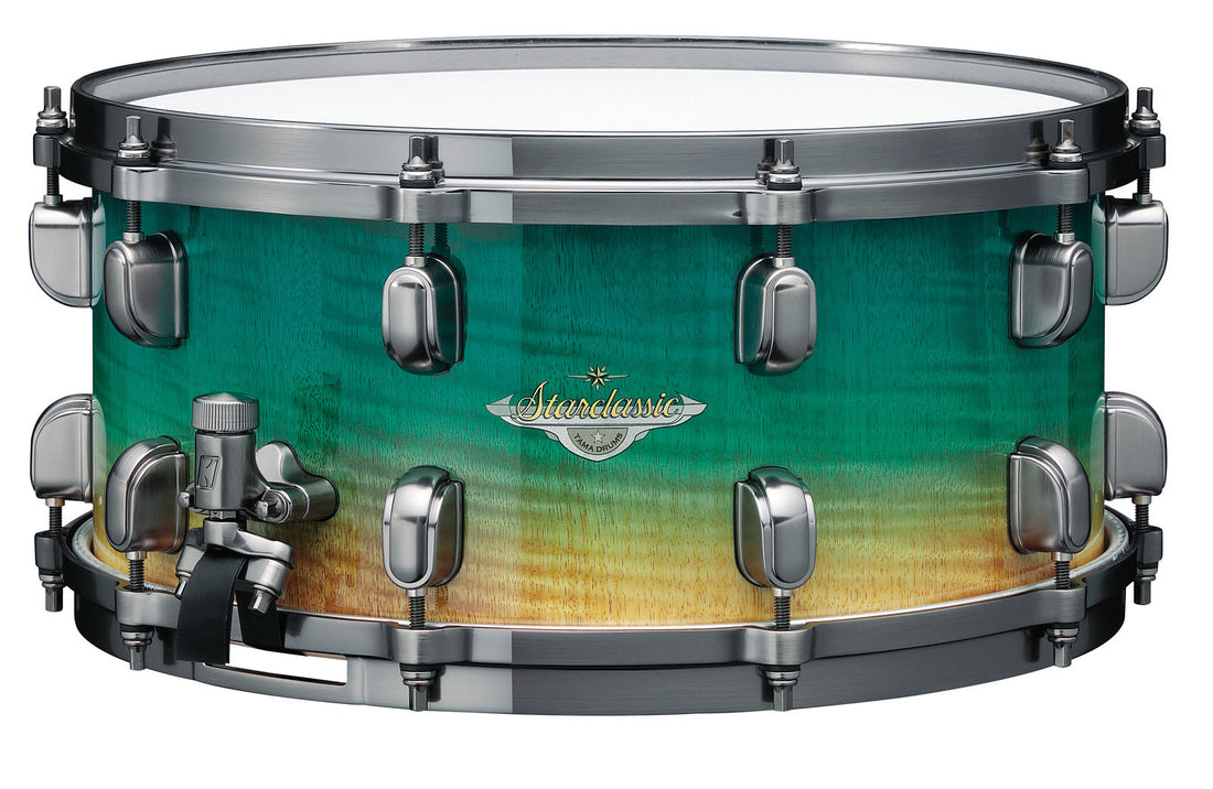 Tama MES1465U-VMMF Starclassic Maple Caja Batería 14x6.5 Marine Shoreline Movingui Fade 1