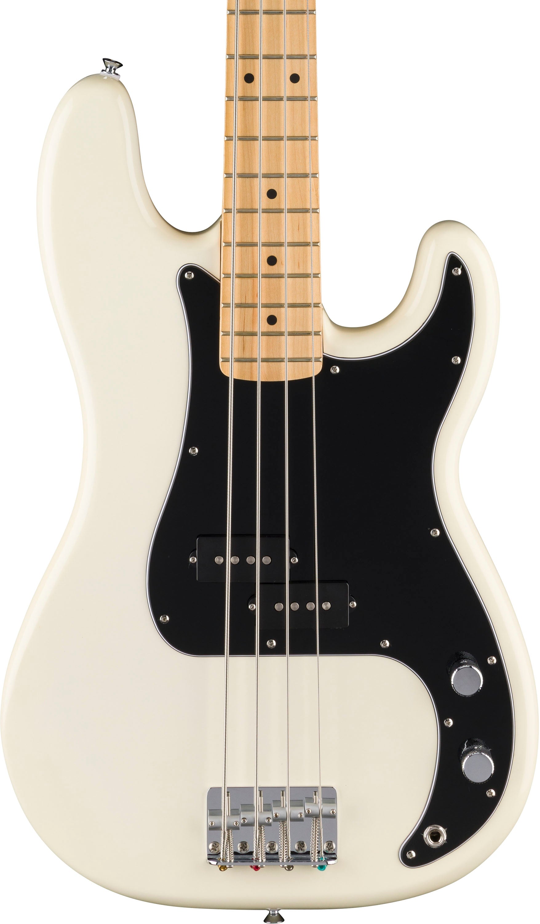 Fender Standard Precision Bass MN Bajo Eléctrico Olympic White 3