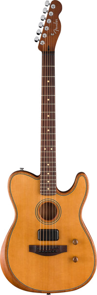 Fender Acoustasonic Standard Telecaster Guitarra Electroacústica Aged Natural 1