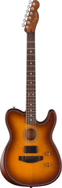 Fender Acoustasonic Standard Telecaster Guitarra Electroacústica Honey Burst 1