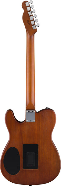 Fender Acoustasonic Standard Telecaster Guitarra Electroacústica Honey Burst 2