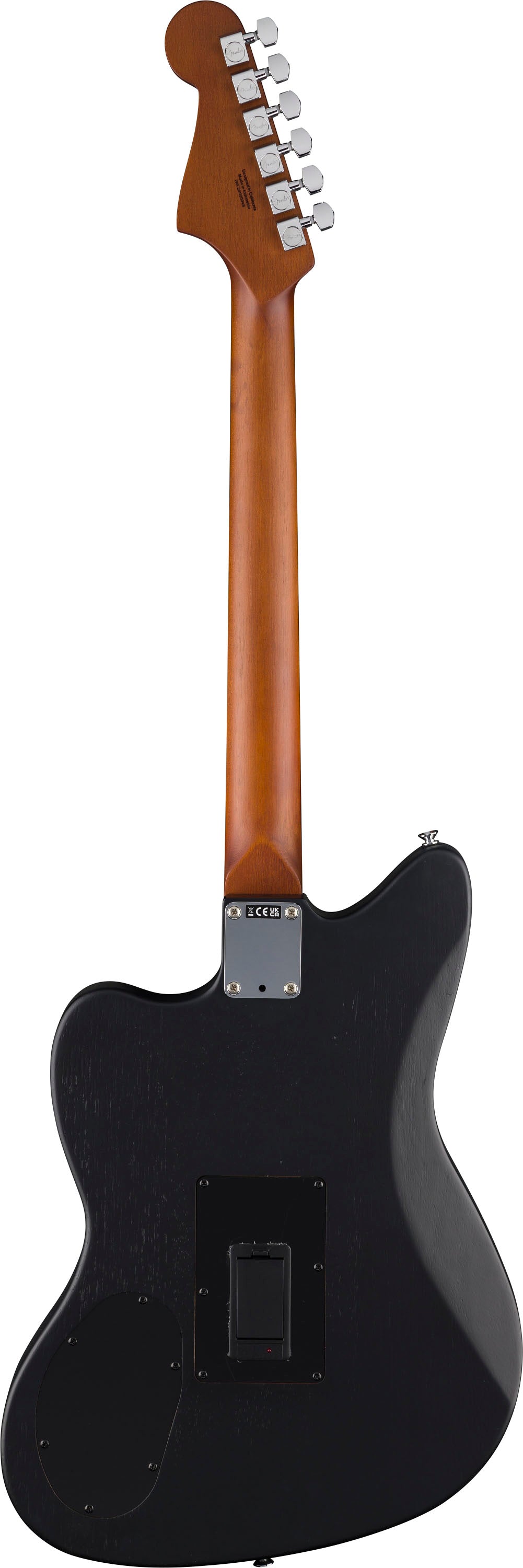 Fender Acoustasonic Standard Jazzmaster Guitarra Electroacústica Negra 2