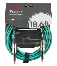 Fender 0990571846 Contour 18.6 Cable Instrumento 5.5 Metros Sherwood Green 1