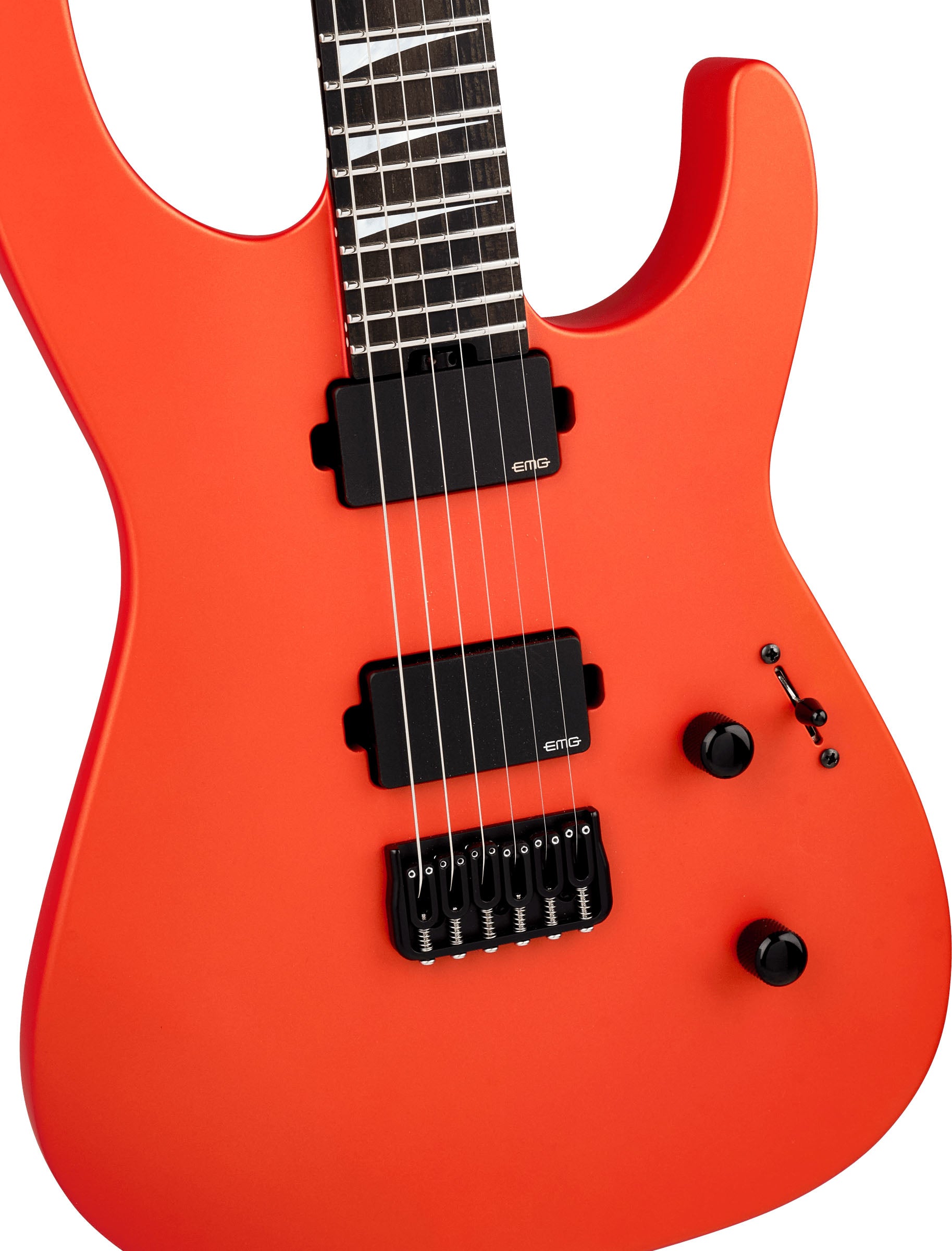 Jackson SL2 HT American Soloist EB Guitarra Eléctrica Satin Lambo Orange 4