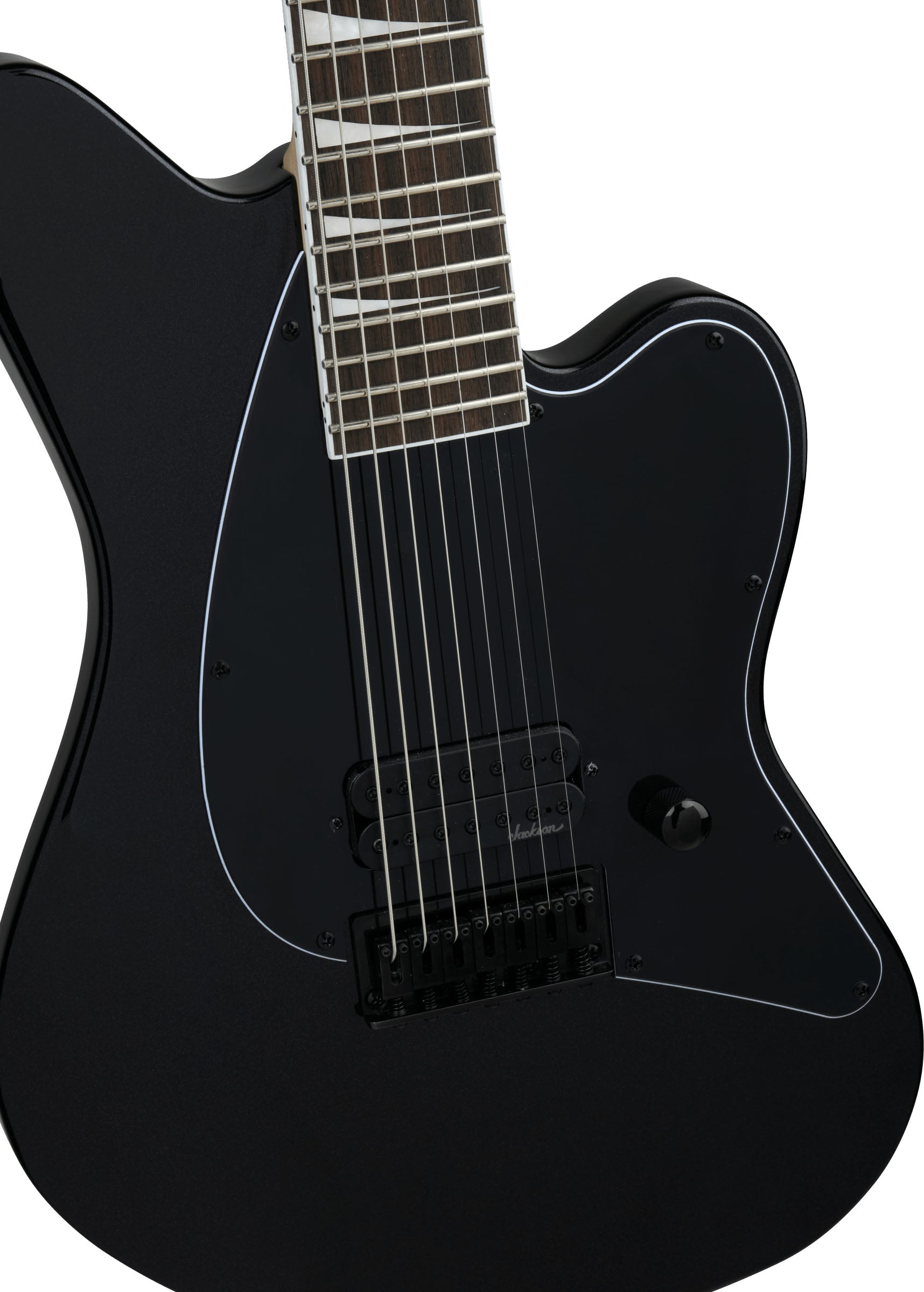 Jackson HT7 X Surfcaster IL Guitarra Eléctrica Metallic Black 4