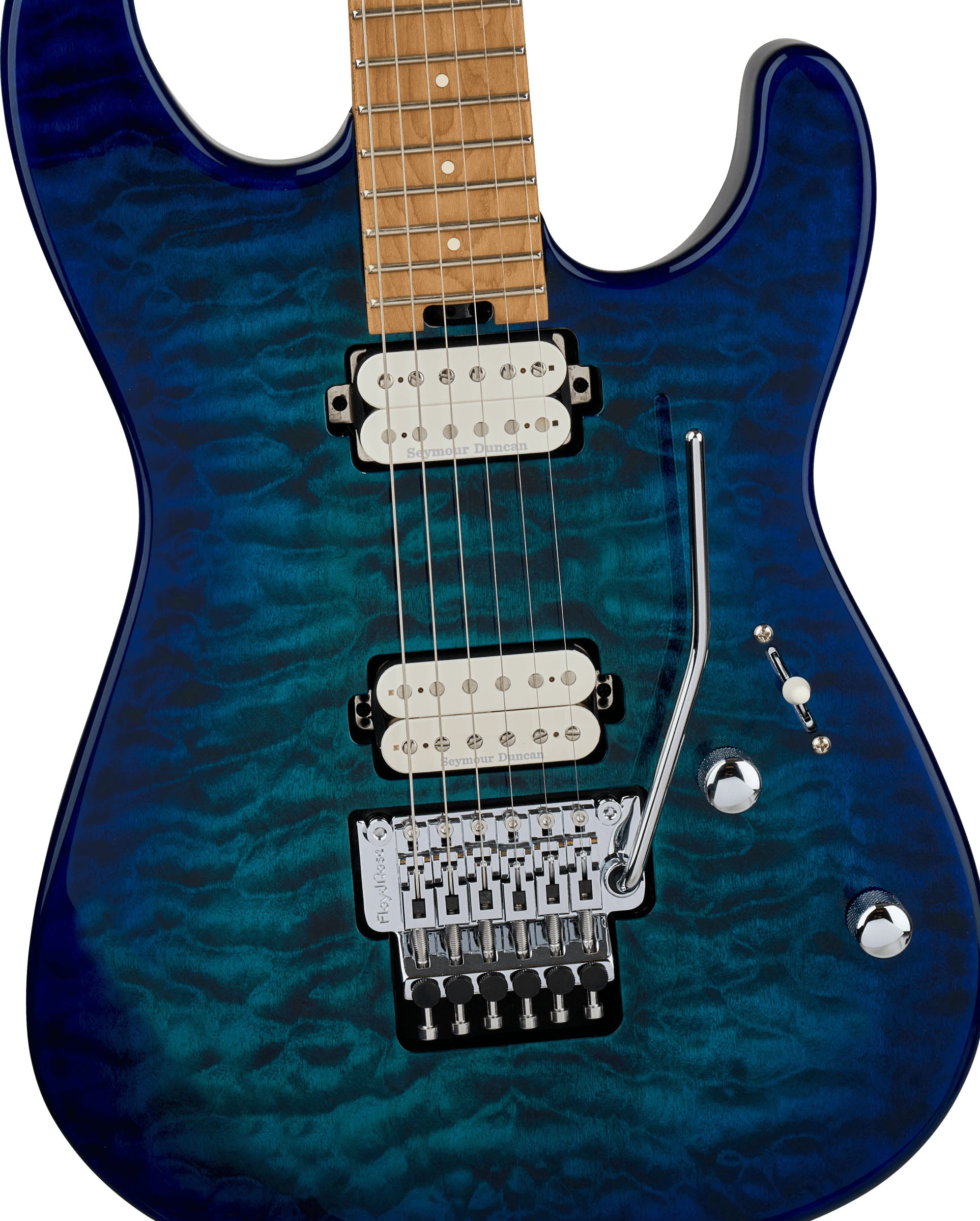 Charvel Pro-Mod Plus San Dimas Style 1 HH FRN Guitarra Eléctrica Chlorine Burst 4