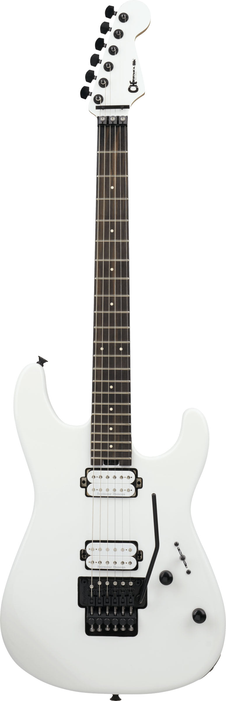 Charvel Pro-Mod Plus San Dimas Style 1 HH FR EB Guitarra Eléctrica Snow White 1