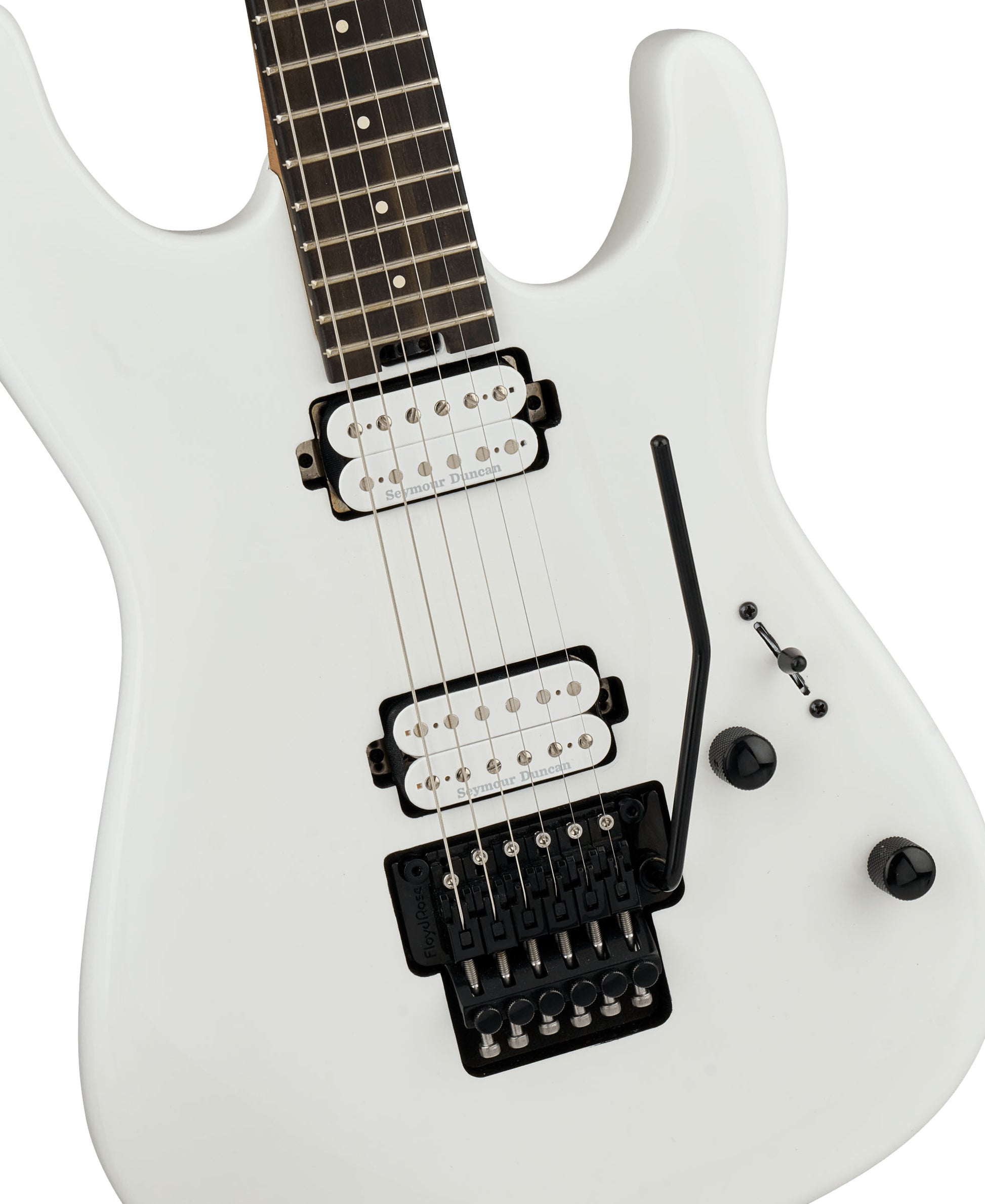 Charvel Pro-Mod Plus San Dimas Style 1 HH FR EB Guitarra Eléctrica Snow White 4