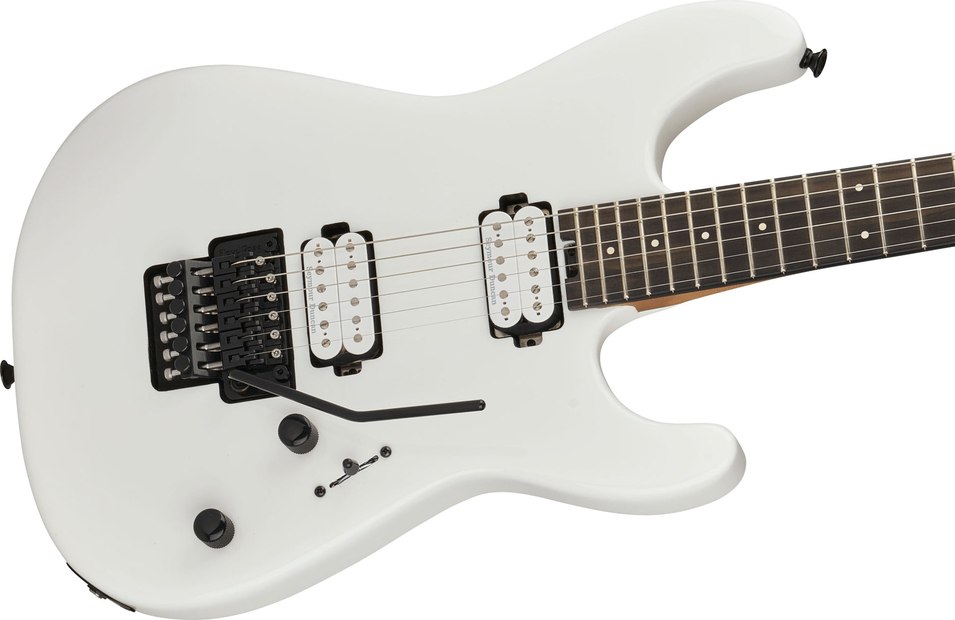 Charvel Pro-Mod Plus San Dimas Style 1 HH FR EB Guitarra Eléctrica Snow White 3