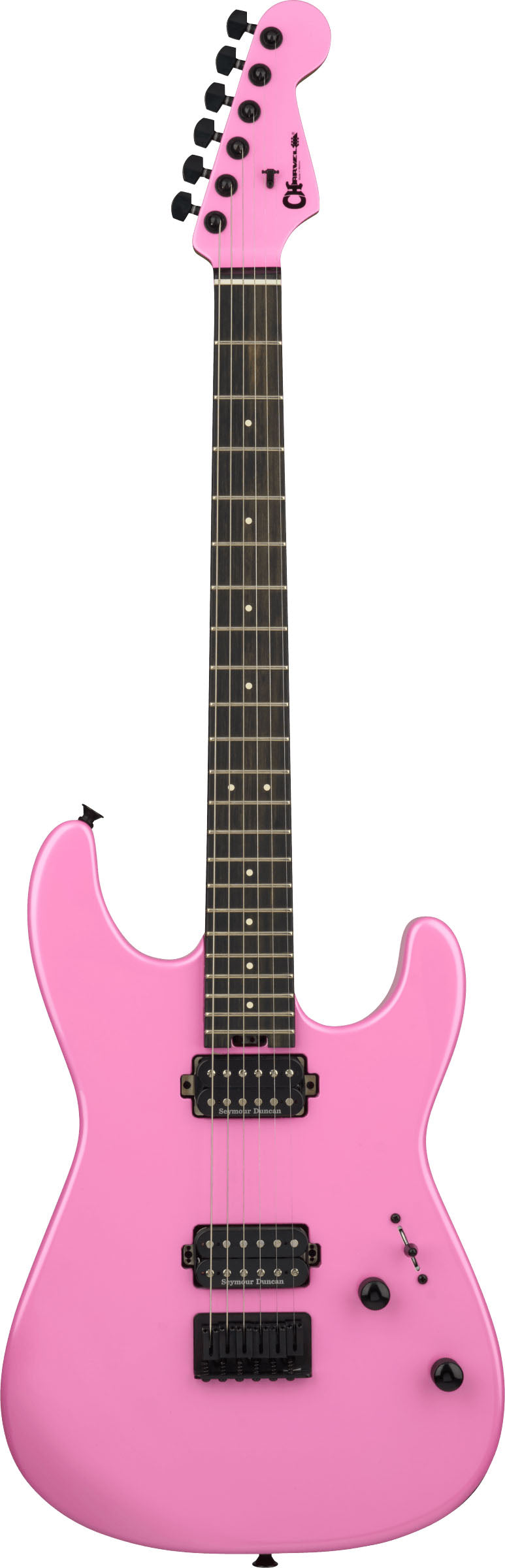 Charvel Pro-Mod Plus San-Dimas Style 1 HH HT EB Guitarra Eléctrica Platinum Pink 1