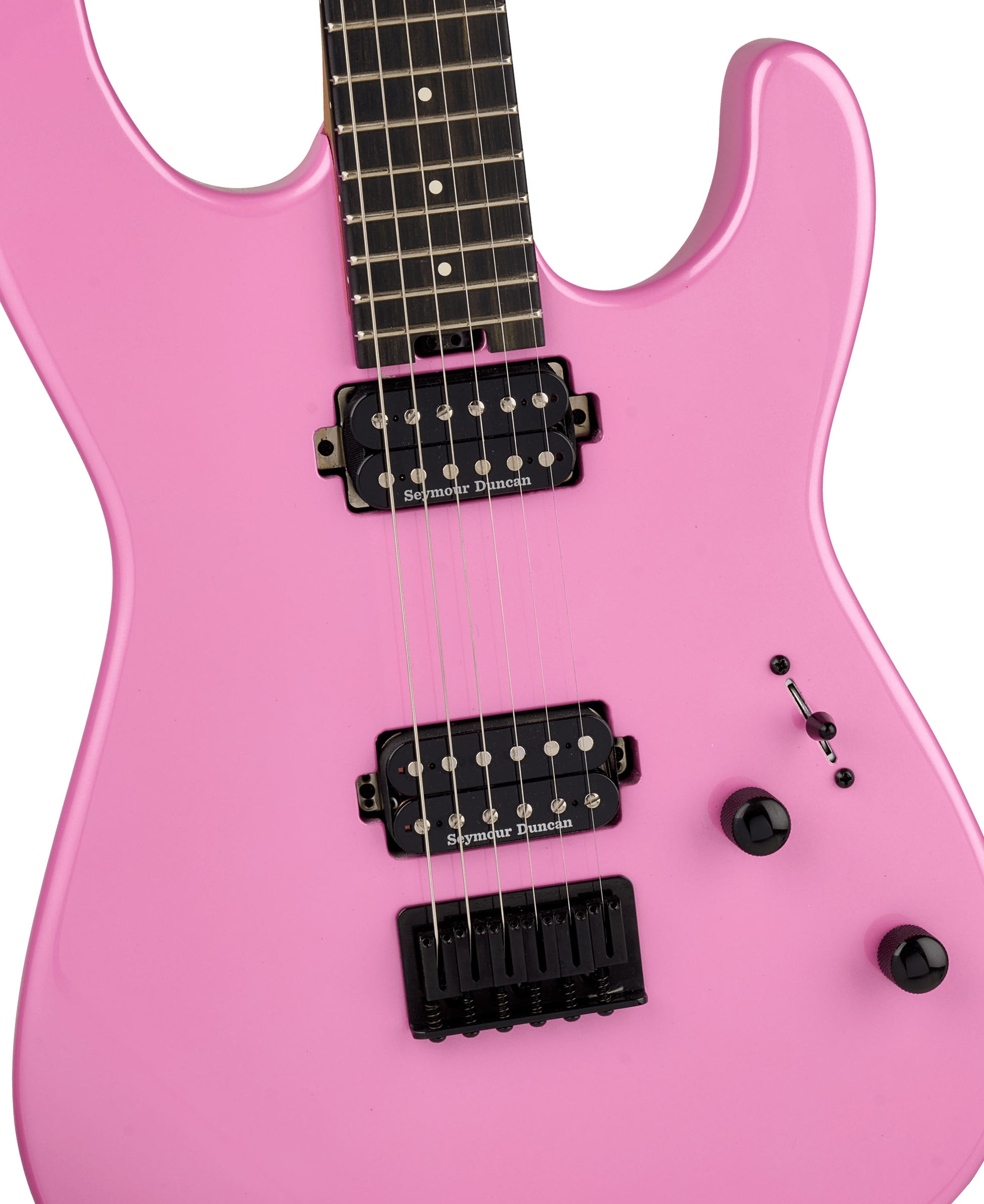 Charvel Pro-Mod Plus San-Dimas Style 1 HH HT EB Guitarra Eléctrica Platinum Pink 4