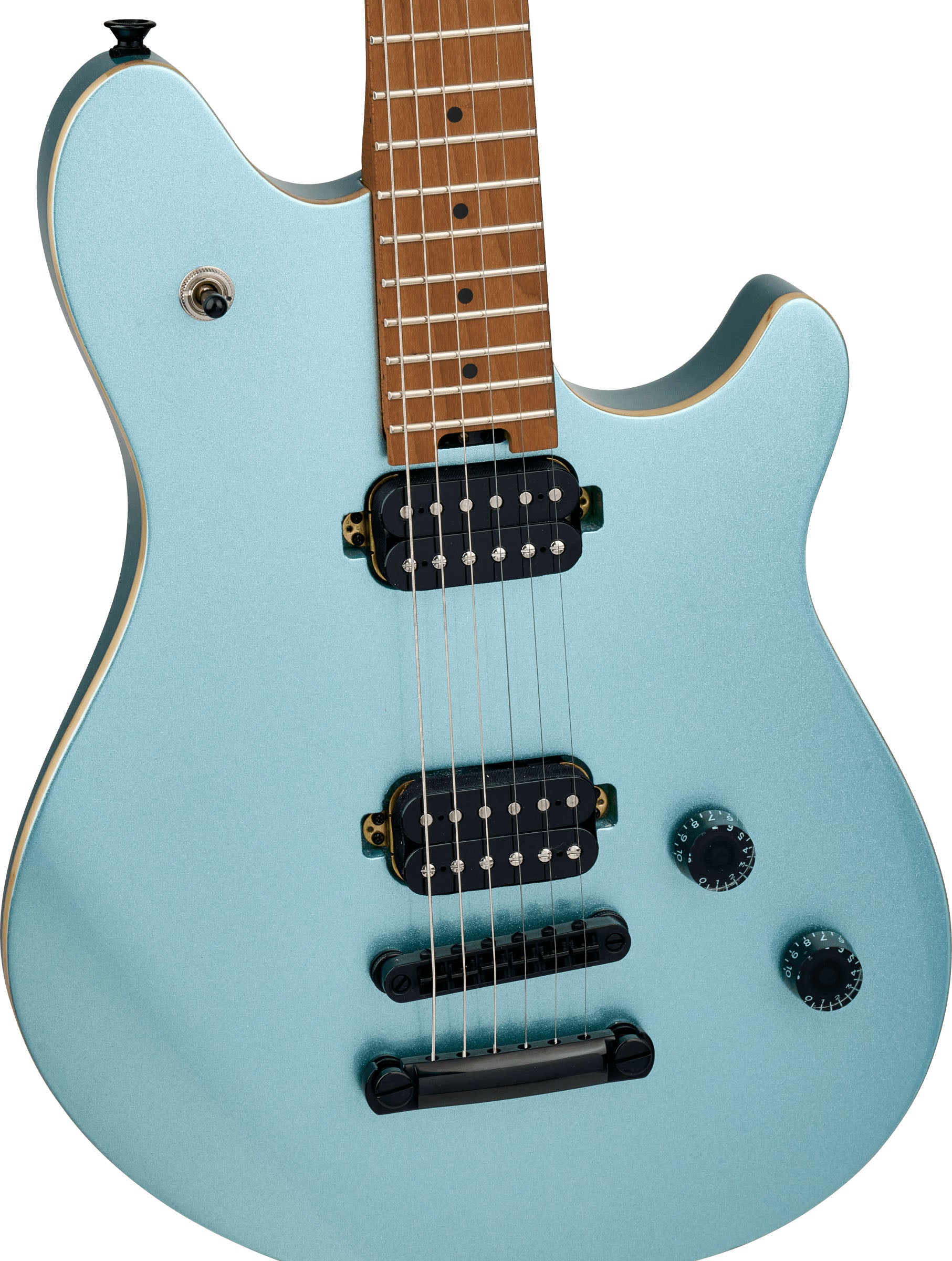 EVH Wolfgang Standard T.O.M. BMN Guitarra Eléctrica Sea Foam Pearl Metallic 4