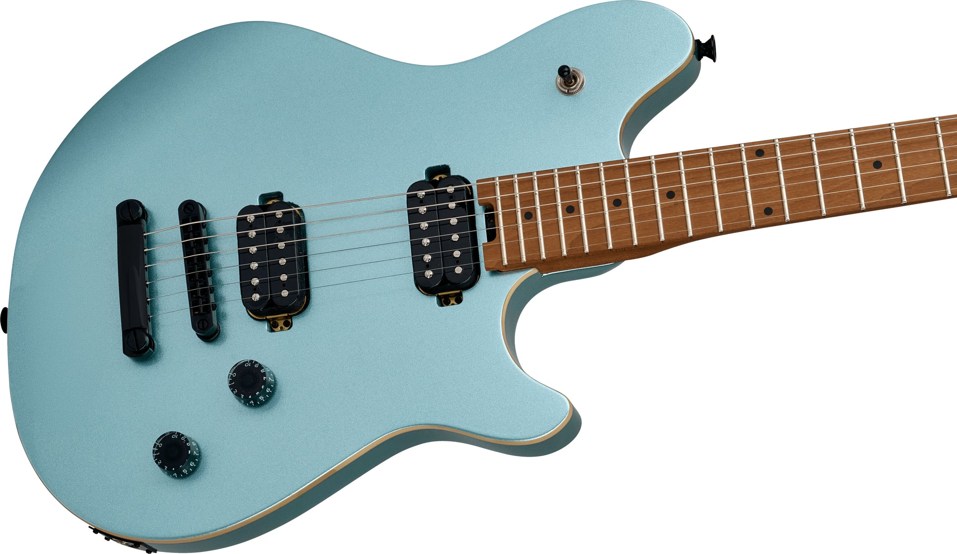 EVH Wolfgang Standard T.O.M. BMN Guitarra Eléctrica Sea Foam Pearl Metallic 3