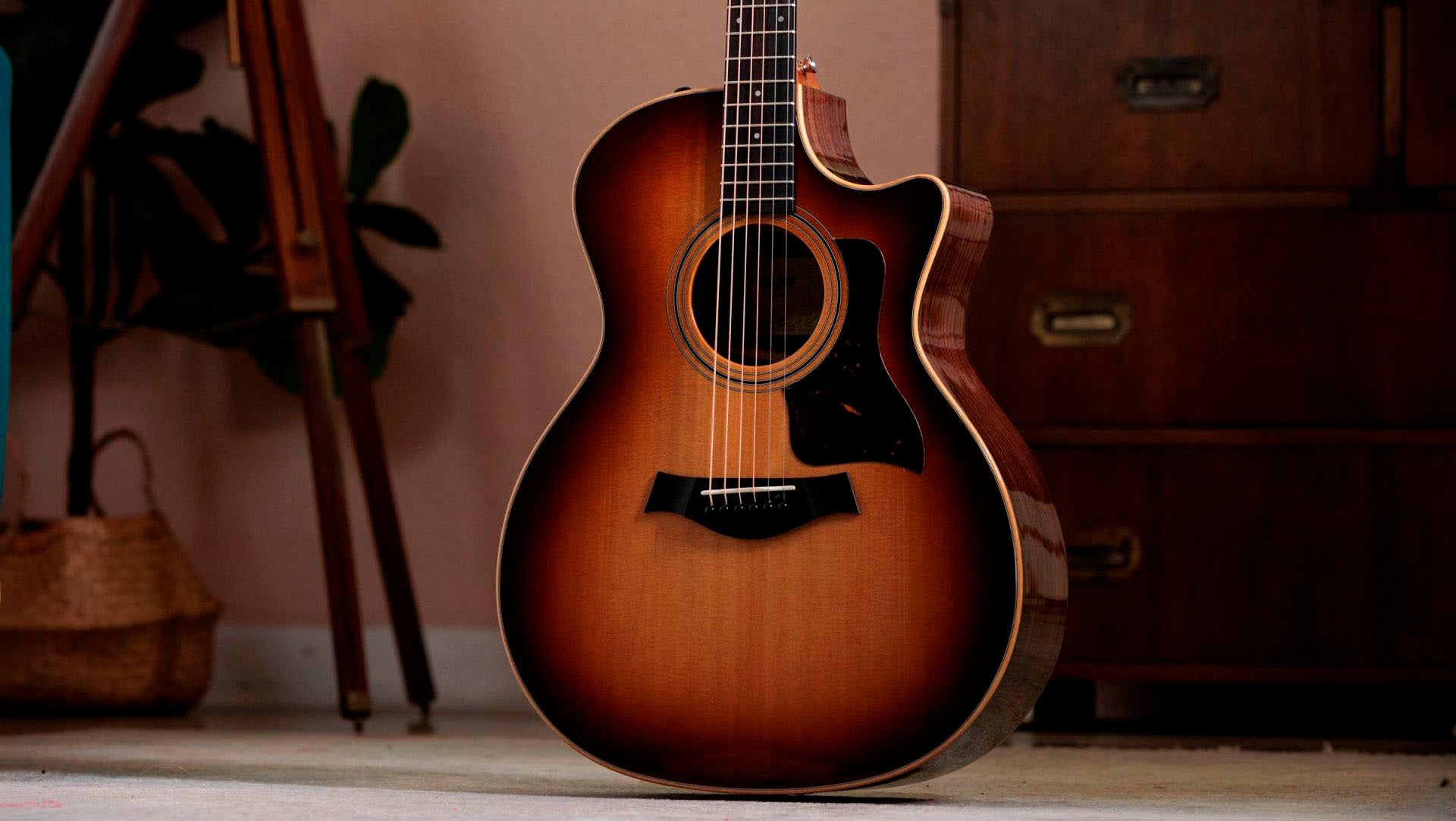 Taylor 414ce Studio SEB Guitarra Electroacústica Gran Auditorio Shaded Edge Burst 13