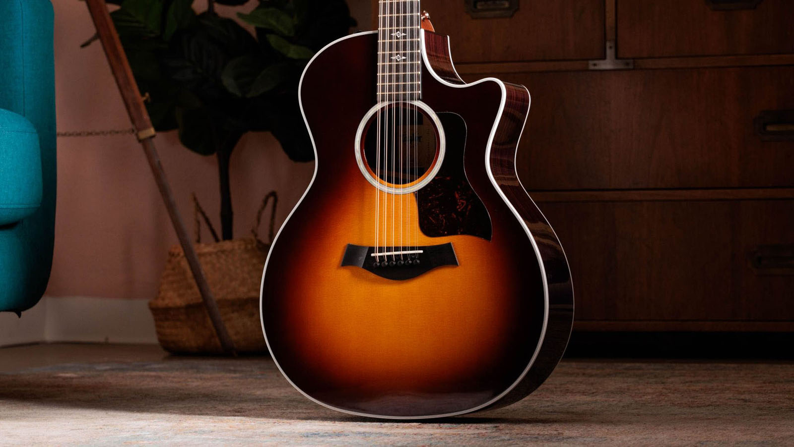 Taylor 454CE-12 TB Guitarra Electroacústica Gran Auditorio 12 Cuerdas Tobacco Sunburst 13