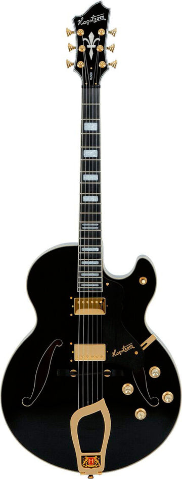 Hagstrom HJ500 BLK Signature Jimmy Daquisto Guitarra Eléctrica Negra 1