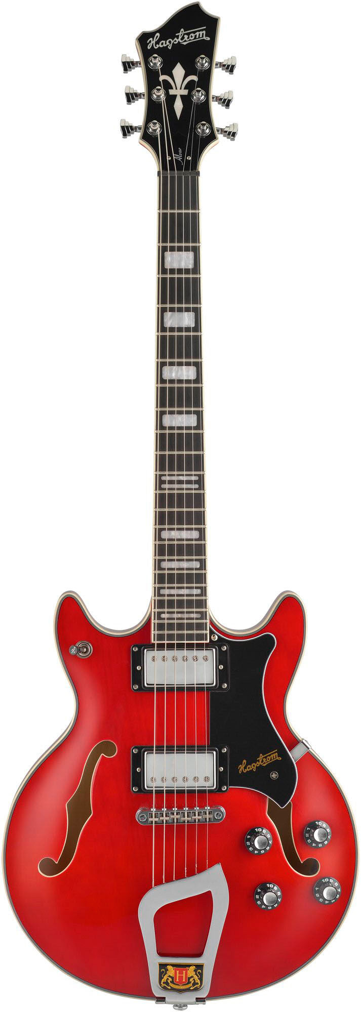 Hagstrom Alvar WCT Guitarra Eléctrica Wild Cherry Transparent 1