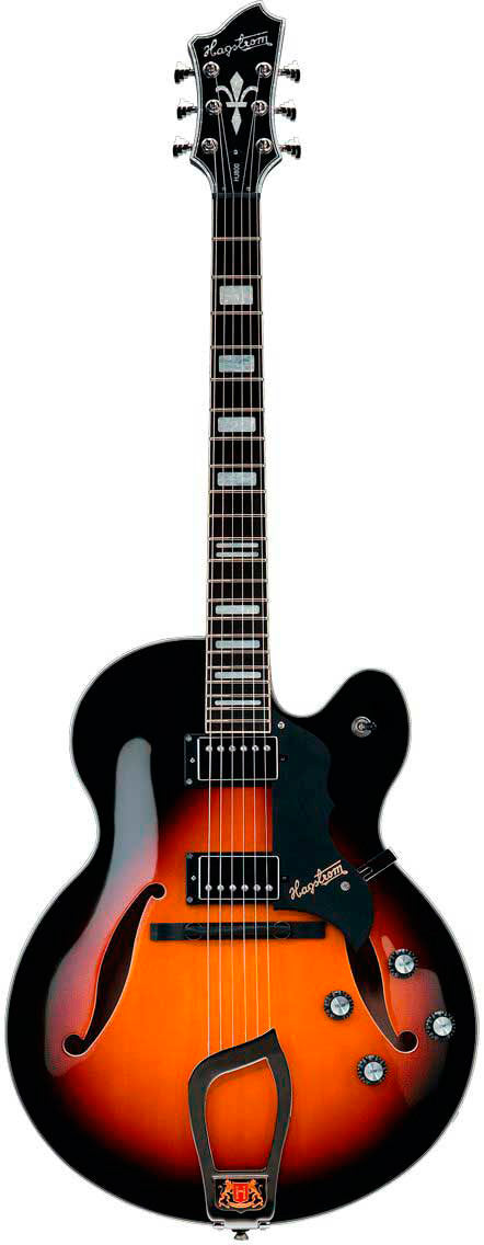 Hagstrom HJ800 VSB Signature Jimmy Daquisto Guitarra Eléctrica Vintage Sunburst 1
