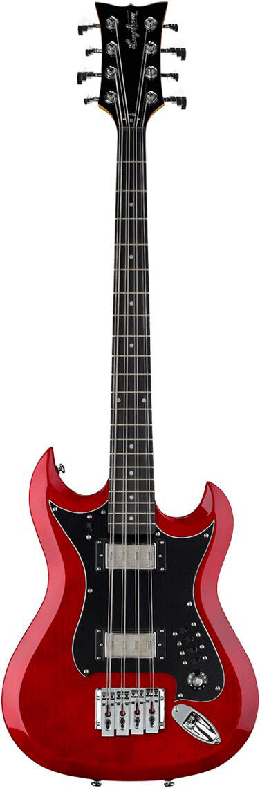 Hagstrom H8II WCT Bajo Eléctrico 8 Cuerdas Wild Cherry Transparent 1