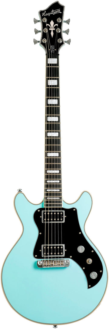 Hagstrom Megin ABE Guitarra Eléctrica Aged Sky Blue 1