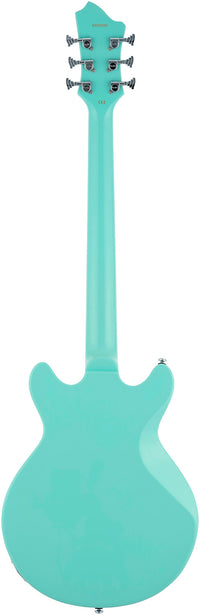 Hagstrom Megin ABE Guitarra Eléctrica Aged Sky Blue 2