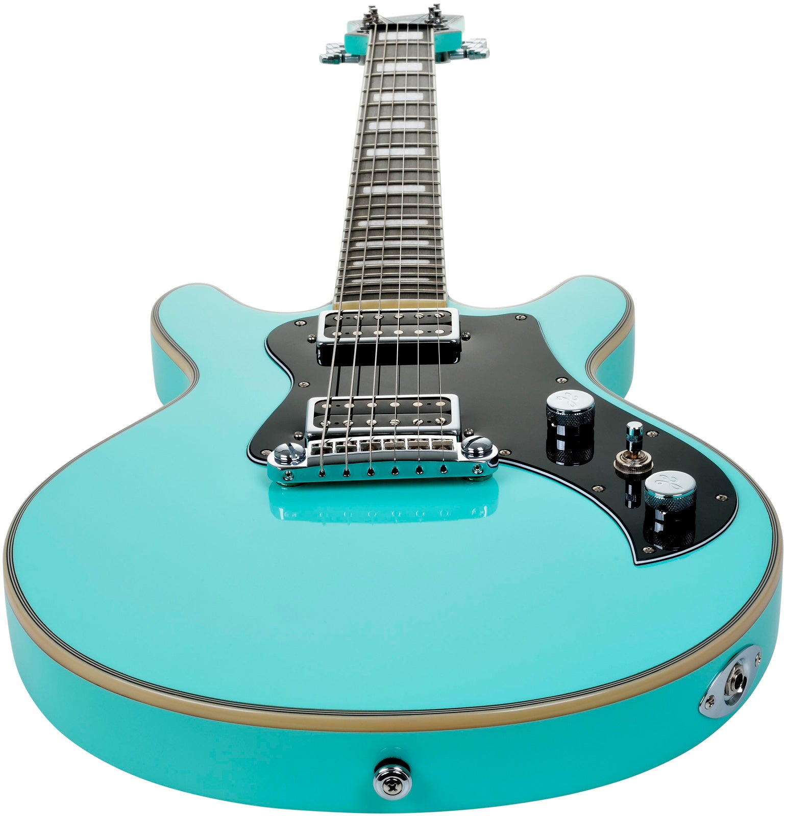 Hagstrom Megin ABE Guitarra Eléctrica Aged Sky Blue 5