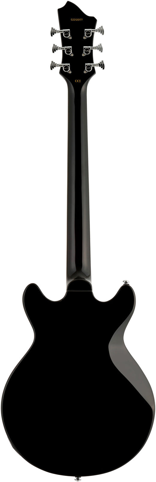 Hagstrom Megin BLK Guitarra Eléctrica Negra 2