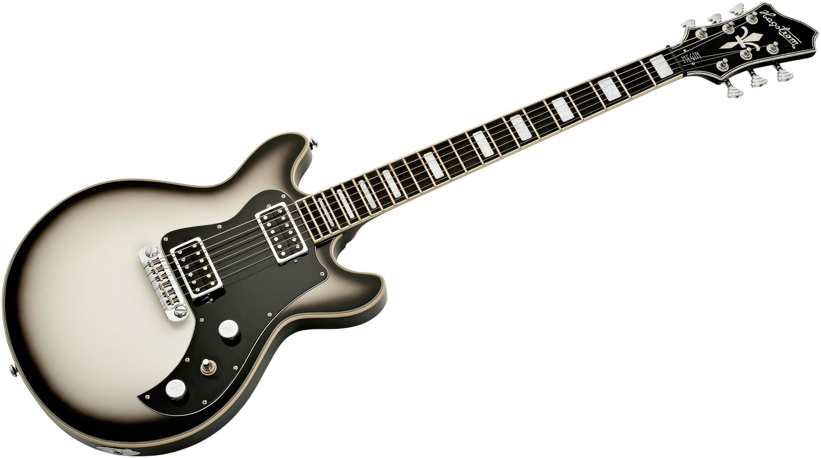 Hagstrom Megin GRB Guitarra Eléctrica Grey Burst 3