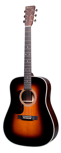 Martin D-28-SUB-L-GE Standard Golden Era 1935 Guitarra Acústica Zurdos Dreadnought Sunburst 1