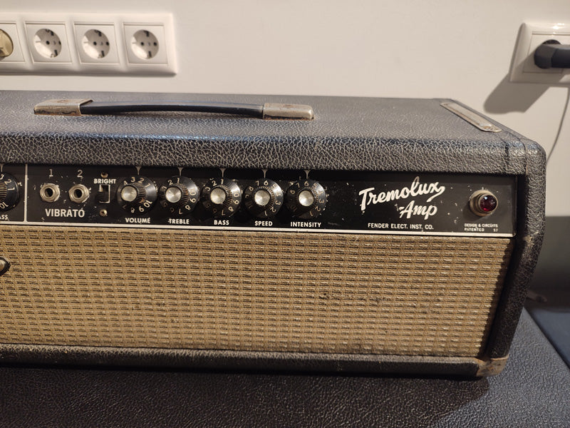 Fender Tremolux 1964 Amplificador Cabezal Guitarra. Segunda Mano 2
