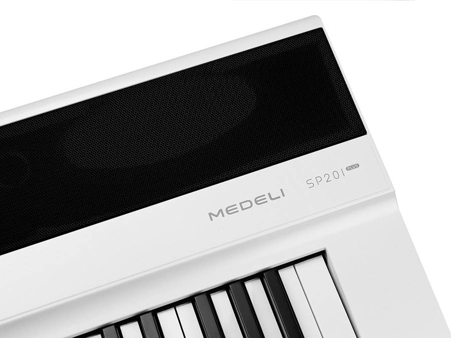Medeli SP201+ Plus WH Piano Escenario Blanco 3