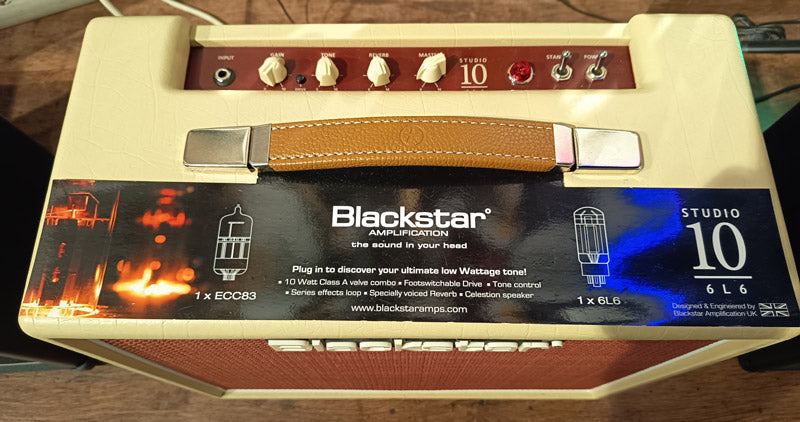 Blackstar Studio 10 6L6 Amplificador Guitarra Crema. Segunda Mano 3
