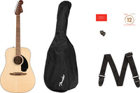 Fender California Standard Redondo Pack Guitarra Acústica Natural 1
