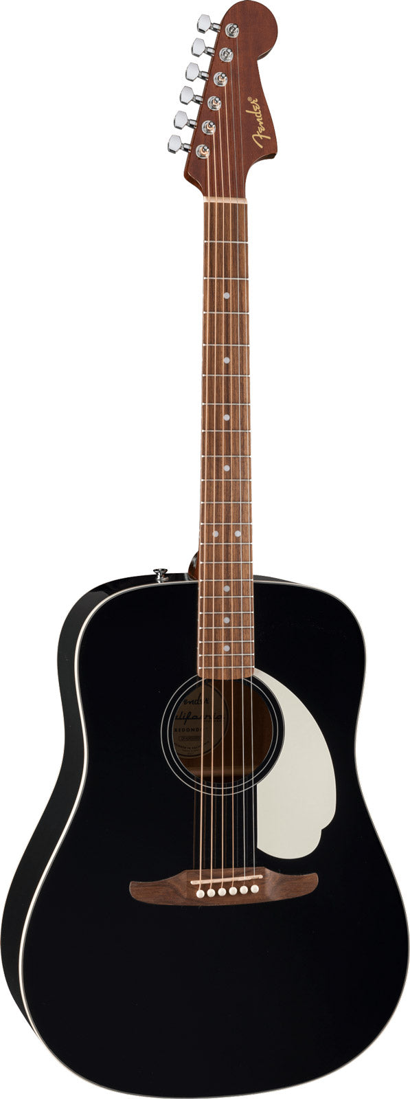 Fender California Standard Redondo Wn Guitarra Acústica Negra 2