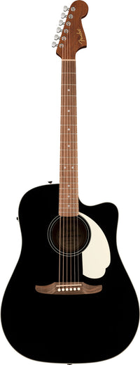 Fender California Standard Redondo Ce Wn Guitarra Electroacústica Negra 1